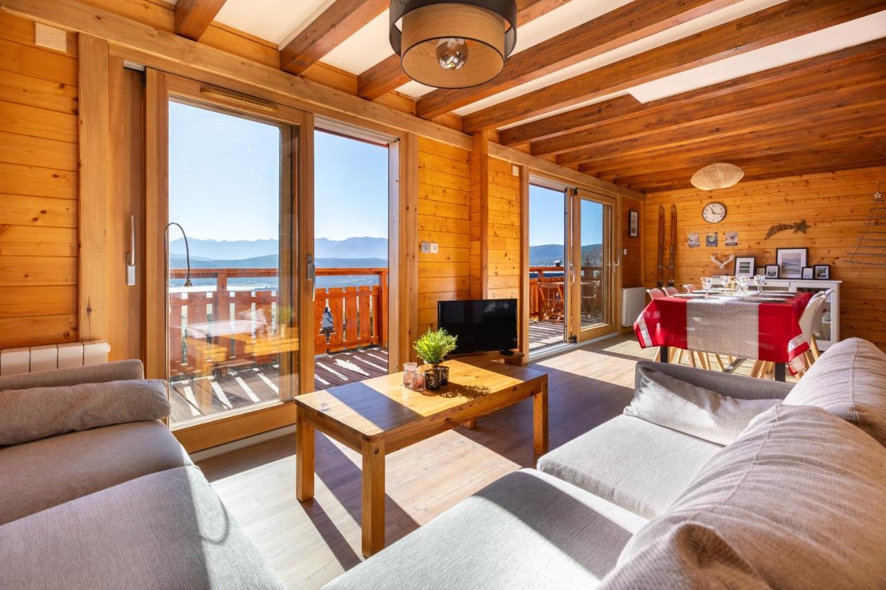 Chalet Les Tilleuls - Jolie Vue Montagne Et Lac Лез Англ Екстериор снимка