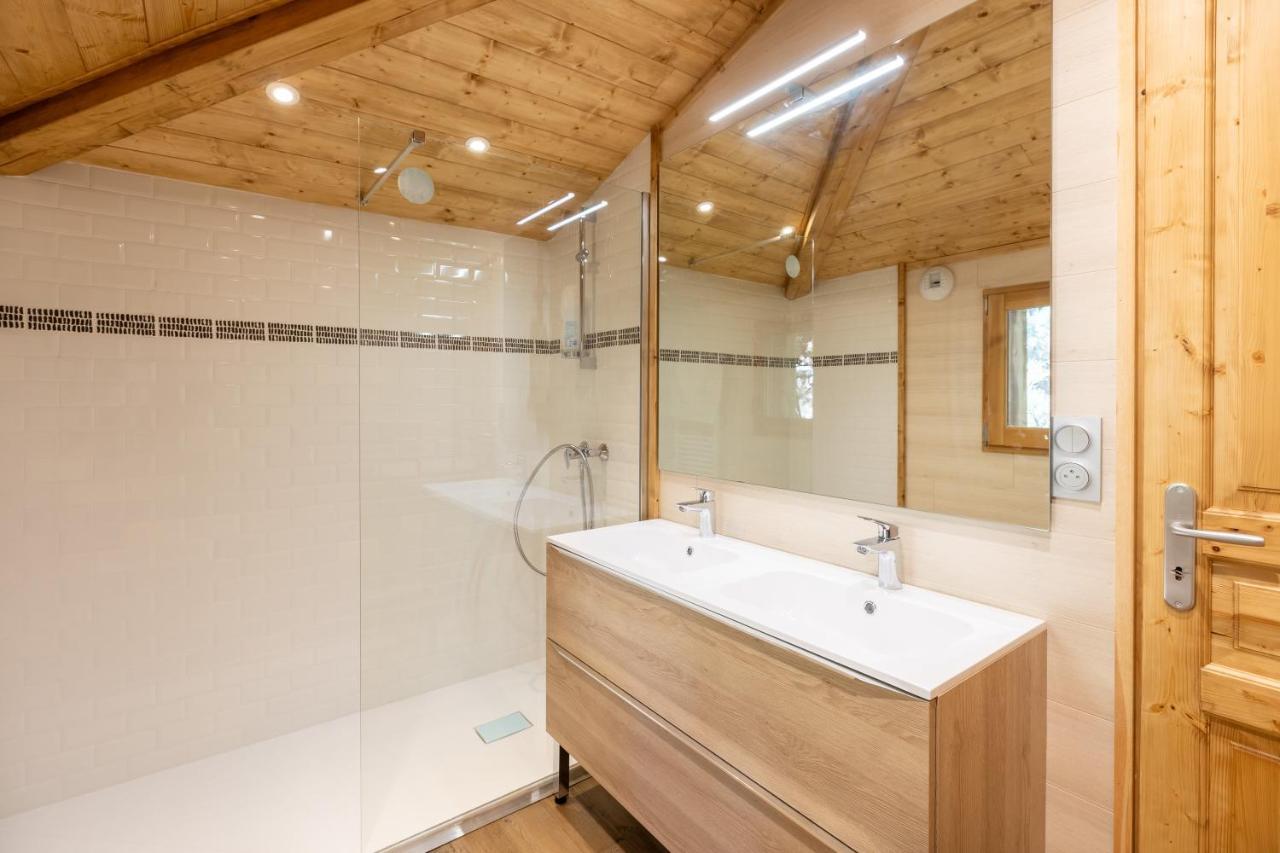 Chalet Les Tilleuls - Jolie Vue Montagne Et Lac Лез Англ Екстериор снимка